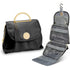 Black Stylish Travel Makeup Organizer Bag with Hanging Hook - Waterproof & Spacious Design