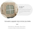 2 Pcs White Elegant Polyester Sofa Cover - Full Protection Against Cat Scratches & Wear