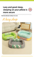 Size S Yellow Cozy Pet Bed for Small Dogs and Cats - Durable & Chew-Resistant Nest for All Seasons