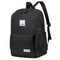 Black Large Capacity Travel Backpack for Girls - Waterproof School Bag with Detachable Pencil Case