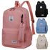 Purple Large Capacity Travel Backpack for Girls - Waterproof School Bag with Detachable Pencil Case