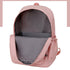 Purple Large Capacity Travel Backpack for Girls - Waterproof School Bag with Detachable Pencil Case