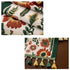 35x240cm Green Pastoral Table Runner - Spring Floral Oil Painting Style with Tassels