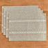 4 Pcs Beige Woven Placemats - Heat Resistant Kitchen Table Mats, Coffee Tea Cup Coasters, Linen Blend Dining Decor