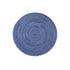 8 Pcs Blue Woven Round Placemat - Non-Slip, Heat-Resistant Dining Table Mat,  36cm