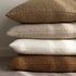 2 Pcs Light Brown Luxury Boucle Pillow Cover - Solid Color Faux Shearling Cushion Case for Sofa, 45x45cm, 230g (Pillow Insert Not Included)