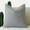 2 Pcs Grey Luxury Boucle Pillow Cover - Solid Color Faux Shearling Cushion Case for Sofa, 45x45cm, 230g (Pillow Insert Not Included)