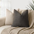2 Pcs Brick Red Luxury Boucle Pillow Cover - Solid Color Faux Shearling Cushion Case for Sofa, 45x45cm, 230g (Pillow Insert Not Included)