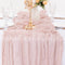 Pink Bohemian Gauze Table Runner 2-Pack - Polyester Fabric for Party and Birthday Table Decor