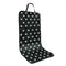 4 Pcs Black with Paw Waterproof Pet Car Seat Cover - Scratch-Resistant Oxford Cloth  for Dogs and Cats (106 x 49 cm)