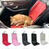 4 Pcs Black with Paw Waterproof Pet Car Seat Cover - Scratch-Resistant Oxford Cloth  for Dogs and Cats (106 x 49 cm)