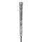 2 Pcs Grey MCC PLUS4 Midsize Golf Grip - Rubber and Cotton Thread Hybrid, 265 mm, 72g, Core 60