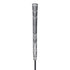 2 Pcs Grey MCC PLUS4 Midsize Golf Grip - Rubber and Cotton Thread Hybrid, 265 mm, 72g, Core 60