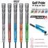 2 Pcs Blue MCC PLUS4 Midsize Golf Grip - Rubber and Cotton Thread Hybrid, 265 mm, 72g, Core 60