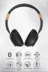 Black Wireless Bluetooth Headphones with Noise Reduction - Heavy Bass, Long Battery Life, TF Card Support