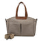 Size Small Khaki Stylish Multi-Function Diaper Bag - Insulated Tote with Shoulder Strap for Baby Essentials
