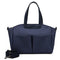 Size Small Dark Blue Stylish Multi-Function Diaper Bag - Insulated Tote with Shoulder Strap for Baby Essentials