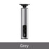 Grey Rechargeable Electric Foot File with 9 Speed Settings - Callus Remover for Smooth Feet