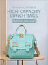 Black Multifunctional Insulated Lunch Bag for Women - Waterproof, Lightweight, and Stylish for Picnics and Outings