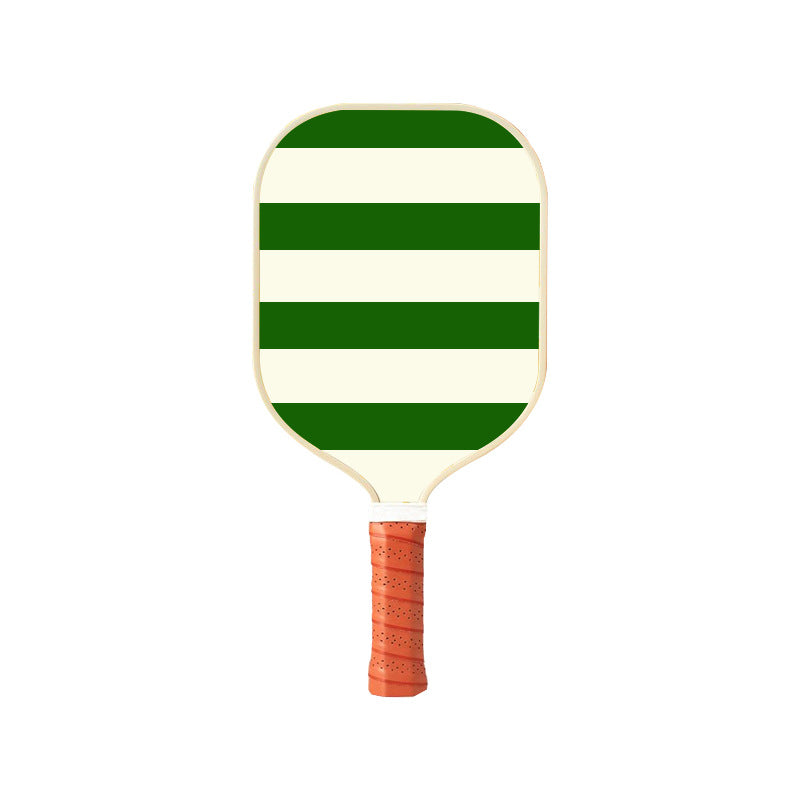 Style 2 White And Green T700 Carbon Fiber & Fiberglass Pickleball Paddle - Lightweight 220g with Anti-Slip TPU Grip for Training & Competition