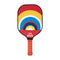 Style 3 Colorful Geometric Patterns Fiberglass Pickleball Paddle - Lightweight 220g with Anti-Slip TPU Grip for Outdoor Sports