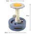 Blue And Grey Sunflower Cat Scratching Post - 35cm Sisal Cat Tree with Plush Toys for Small Cats