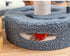 Blue And Grey Sunflower Cat Scratching Post - 35cm Sisal Cat Tree with Plush Toys for Small Cats