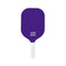 Purple Fiberglass Pickleball Paddle - Lightweight 215g with Anti-Slip TPU Grip for Outdoor Sports