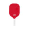 Red Fiberglass Pickleball Paddle - Lightweight 215g with Anti-Slip TPU Grip for Outdoor Sports