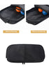 Orange Fiberglass Pickleball Paddle Set - 2 Minimalist Paddles, 4 Balls, and Carry Bag for Outdoor Play