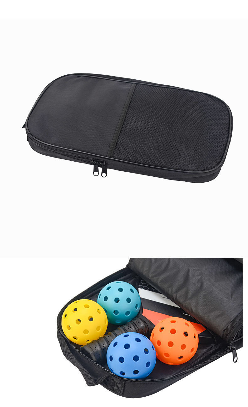 Light Green Fiberglass Pickleball Paddle Set - 2 Minimalist Paddles, 4 Balls, and Carry Bag for Outdoor Play