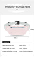 2 Pcs Pink Lightweight Women's Running Waist Bag - Splash-Proof Fitness Belt with Stretchable Phone Storage