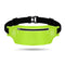 2 Pcs Fluorescent Green Lightweight Women's Running Waist Bag - Splash-Proof Fitness Belt with Stretchable Phone Storage