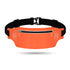2 Pcs Orange Lightweight Women's Running Waist Bag - Splash-Proof Fitness Belt with Stretchable Phone Storage