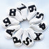 Black Words On White Background PU Leather Golf Iron Headcovers Set (10pcs) - Numbered Protective Club Covers (4-9, P, A, S, L) Universal Fit