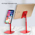 Rose Gold Adjustable Aluminum Alloy Phone and Tablet Stand - Telescopic Desktop Holder for Live Streaming and Hands-Free Use
