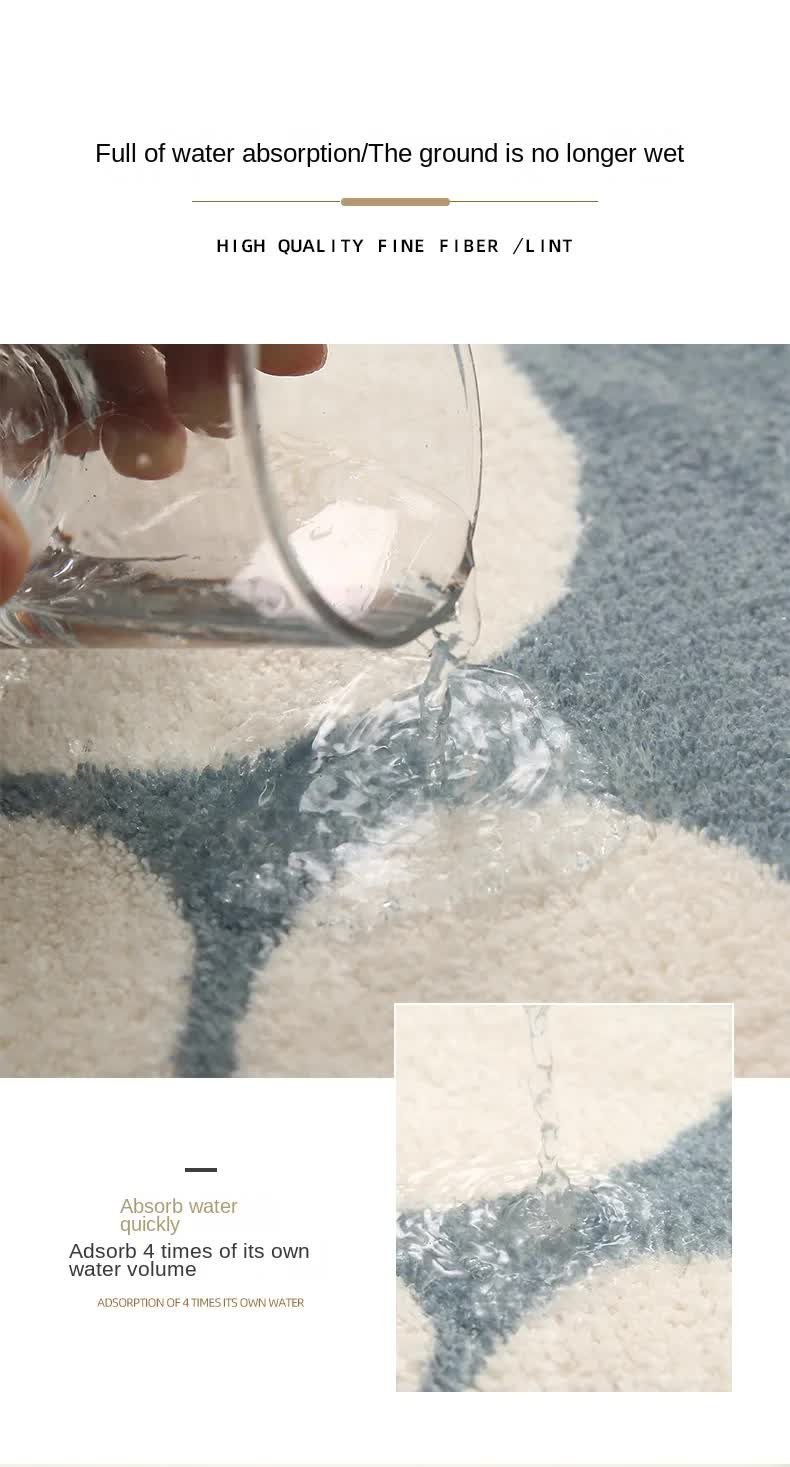 2 Pcs Green And White Foot-Shaped Plush Bath Mat - Non-Slip Absorbent Bathroom Rug for Bedroom and Doorway (50x80cm)