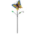 Colorful Butterfly Pattern Charming Metal Garden Stakes | Welcome Yard & Lawn Decor