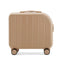 Khaki Compact 18-Inch Carry-On Suitcase | Lightweight ABS Hardside Spinner Luggage