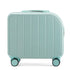 Light Blue Compact 18-Inch Carry-On Suitcase | Lightweight ABS Hardside Spinner Luggage