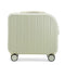 Beige Compact 18-Inch Carry-On Suitcase | Lightweight ABS Hardside Spinner Luggage