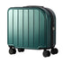 Dark Green Compact 18-Inch Carry-On Suitcase | Lightweight ABS Hardside Spinner Luggage