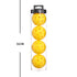 2 Tubes Red Outdoor Pickleball Balls 4-Pack - Durable 40-Hole Design with Carry Tube(8 balls in total)