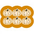 Style 8 Yellow Pumpkin Pattern Absorbent Diatomaceous Earth Pet Feeding Mat - Non-Slip & Quick Dry Placemat (50x80cm)