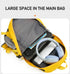 Black Lightweight 30L Hiking Backpack - Water-Resistant Outdoor Daypack for Trekking & Travel