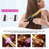 Rose Red And Black Electric Hot Comb Hair Straightener - Fast Heating Styling Tool with 3 Temp Settings & Anti-Scald Guard