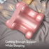 Gold Beauty Sleep Pillow - Contoured Memory Foam Pillow for Face & Neck Support
