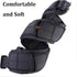 Black Adjustable Tactical Battle Belt Set - Padded MOLLE Outer & Nylon Inner Belt