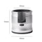 Silver Round Professional Aluminum Espresso Tamping Station - Adjustable Portafilter Holder Stand