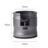Dark Grey Round Professional Aluminum Espresso Tamping Station - Adjustable Portafilter Holder Stand